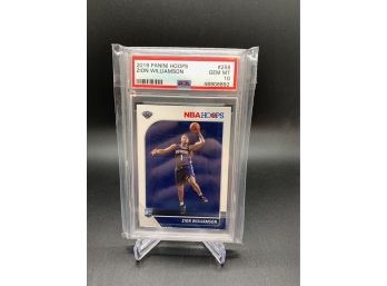 2019 Hoops Zion Williamson Rookie PSA Graded 10