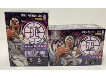 (2) 2019 Illusions Basketball Sealed Blaster Boxes