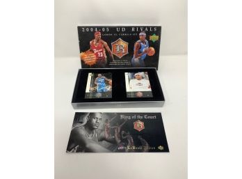 2004 UD Rivals Lebron James And Carmelo Anthony Boxed Set
