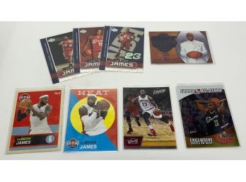 Lebron James Basketball Card Lot With Inserts