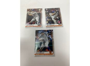 Lot Of (3) 2019 Topps Update Pete Alonso Rookie Cards