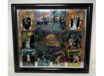 1997 Topps Finest Mirror Uncut Sheet With Tim Duncan Rookie And Kobe Bryant Uncommon Parallel