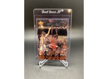 1998 Upper Deck Time Pieces Michael Jordan Die Cut Serial Numbered Out Of 230