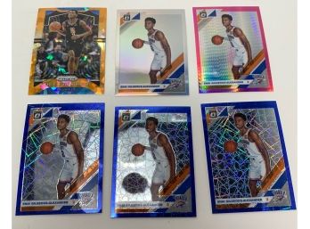 2019 Prizm And Optic Shai Gilgeous-Alexander Second Year Refractor Lot