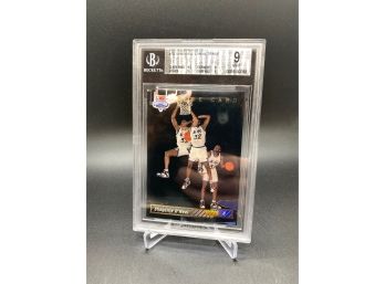 1992 Upper Deck 1B Shaquille O'Neal Rookie Trade Card BGS 9