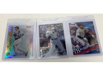 Lot Of (3) 2017 Bowman And Bowmans Best Aaron Judge Rookie Cards