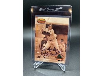 1993 Ted Williams Brooks Robinson Collection On Card Autograph