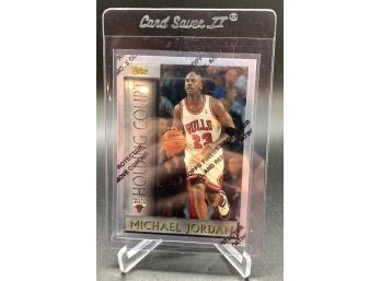 1996 Topps Chrome Holding Court Michael Jordan