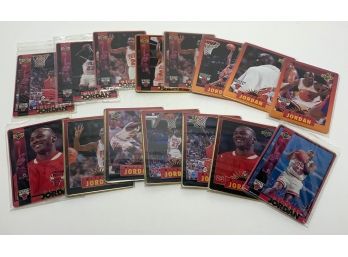 Lot Of Metal Michael Jordan Basketball Cards