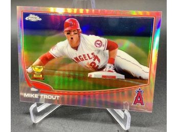 2013 Topps Chrome Refractor Rookie Cup Mike Trout