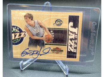 2010 Threads Gordon Hayward Rookie On Card Autograph Serial Numbered Out Of 399