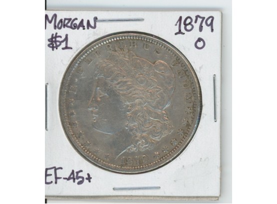 1879 O Morgan Silver Dollar EF-45