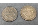 Pair Of 1853 Large Cents