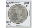 1897 P Morgan Silver Dollar Choice AU