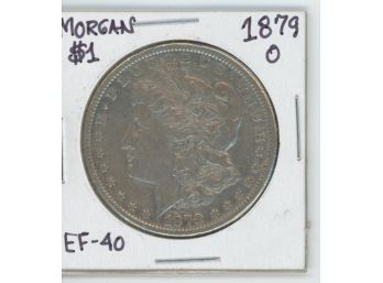1879 O Morgan Silver Dollar EF-40