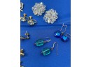 Collection Of Costume Jewelry - Earrings