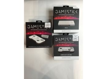 Gamestick Lot - In Original Boxes - Dock And Additional Controller Lot 2