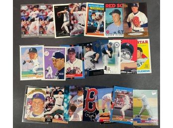 Roger Clemens Baseball Card Lot