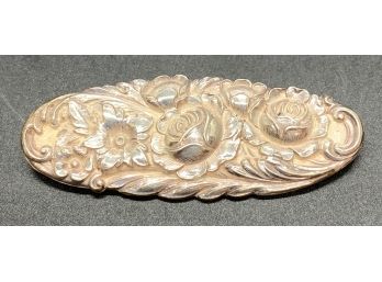 2.5' S. Kirk & Sons Repousse Floral Pin