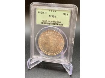 1899-O Morgan Head Silver Dollar Graded MS64