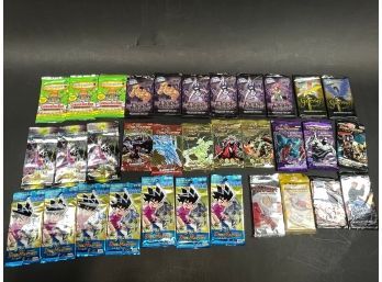 Large Lot Of Trading Card Packs Including Garbage Pail Kids, Inuyasha And More