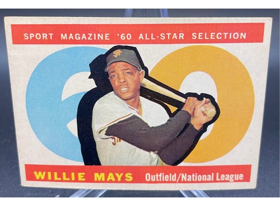 1960 Topps Willie Mays All Star