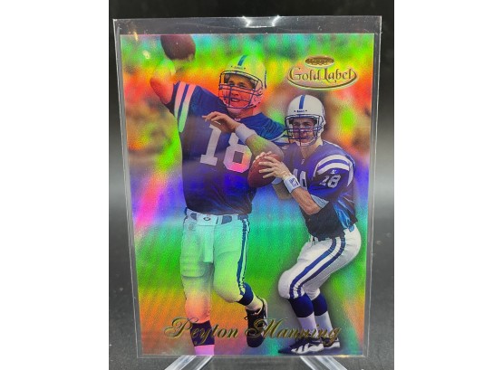 1998 Gold Label Peyton Manning Rookie Card