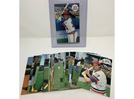 1985 Minnesota Twins Post Card Complete Set With Kirby Puckett Rookie Year Post Card