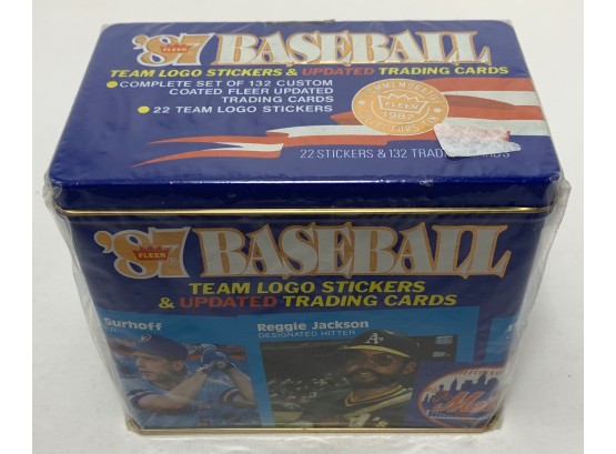 Sealed 1987 Fleer Baseball Traded Set