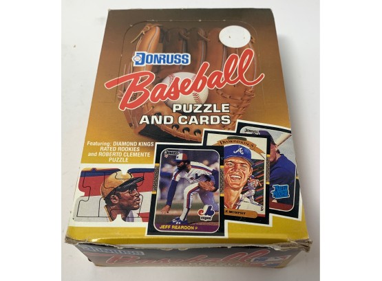 1987 Donruss Baseball Unopened Wax Box