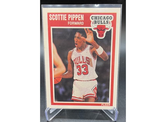 1989 Fleer Scottie Pippen Second Year Card