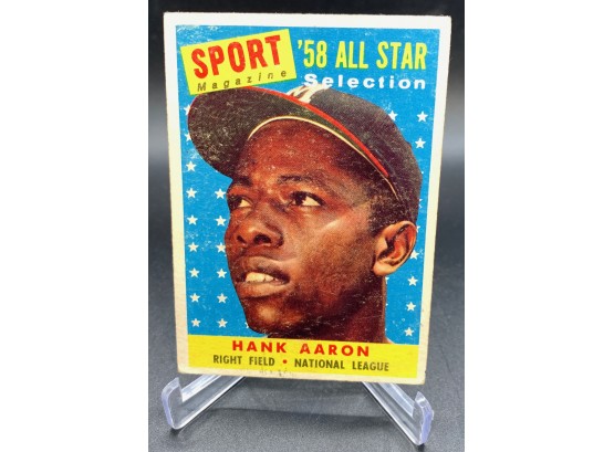 1958 Topps All Star Hank Aaron