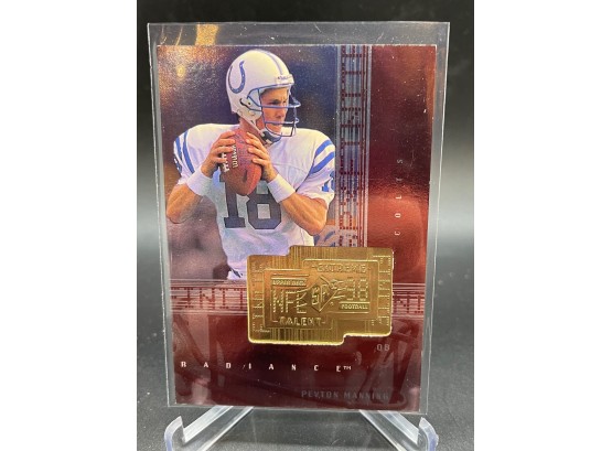 1998 SPX Peyton Manning Rookie Card Serial Numbered Out Of 3600