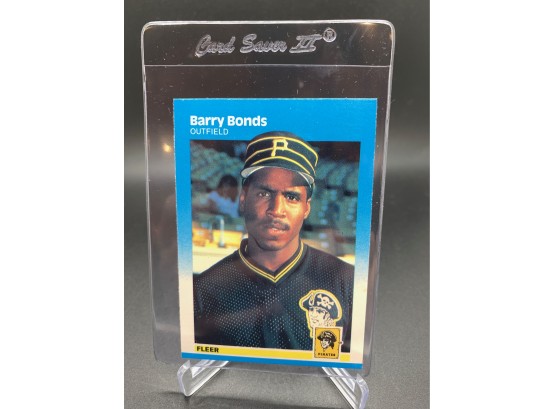 1987 Fleer Barry Bonds Rookie Card