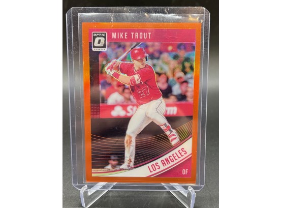 2018 Optic Mike Torut Orange Prizm Serial Numbered Out Of 199