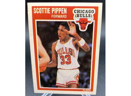 1989 Fleer Scottie Pippen Second Year Card