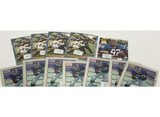 1993 Michael Strahan Rookie Card Lot