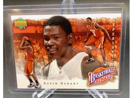2007 Upper Deck Basketball Heroes Kevin Durant Rookie Card