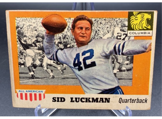 1955 Topps All American Sid Luckman