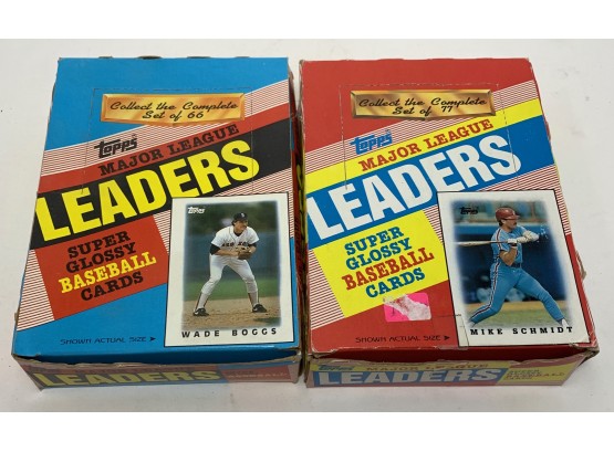 Lot Of (2) Topps Leaders Baseball Wax Boxes