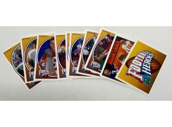 1991 Upper Deck Football Heroes Joe Montana Complete Insert Set