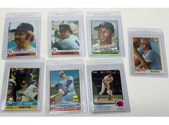 Vintage Baseball Stars Lot