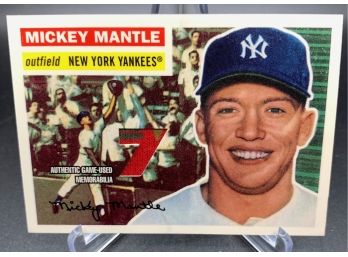 2007 Topps Mickey Mantle Game Used Relic
