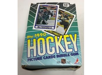 1990 Topps Hockey Wax Box