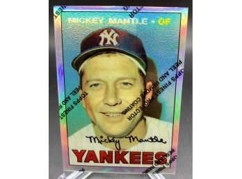 1996 Topps Chrome Refractor Mickey Mantle