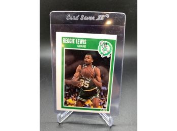 1989 Fleer Reggie Lewis Rookie Card