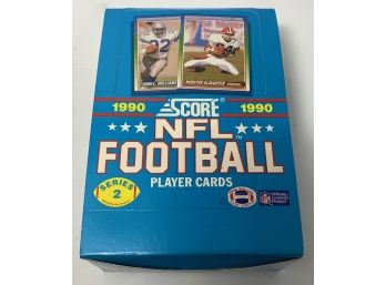 1990 Score Football Series II Wax Box