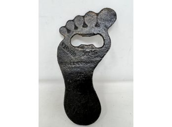 Cast Iron Foot Bottle Opener!