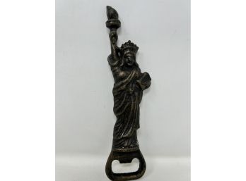 Cast Iron Statue Of Liberty Bottle Opener