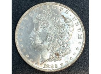1882 Morgan Head Silver Dollar